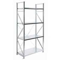 Металлический стеллаж Практик MS U 2500x1200x600/4 усиленный